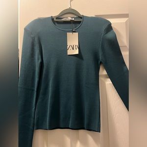 Zara Shoulder Pad Knit Top | BRAND NEW